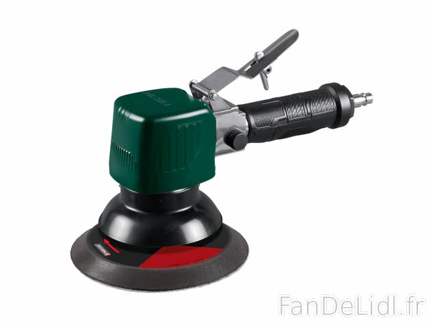 Ponceuse orbitale pneumatique Parkside, le prix 17.99 € 
- Max. 6,3 bar
- Système ...