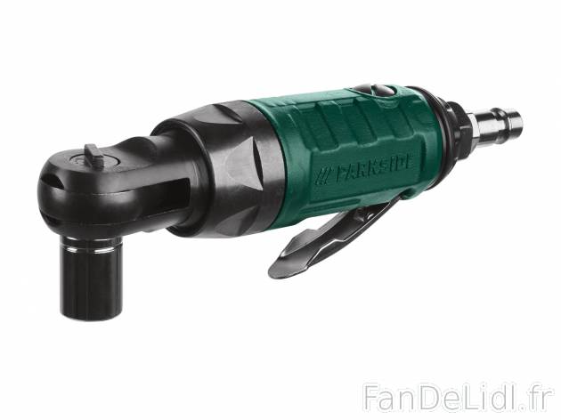 Clé à cliquet pneumatique , le prix 19.99 € 
- Max. 6,3 bar
- Mallette incluse ...
