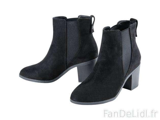 Bottines Chelsea , le prix 13.99 € 
- Ex. dessus/doublure textile, semelle de ...