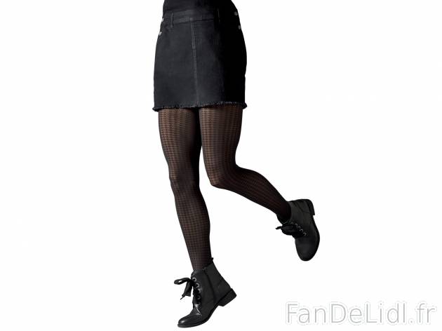 Collant fin , le prix 2.99 € 
- Ex. 94 % polyamide et 6 % élasthanne (LYCRA®)
- ...