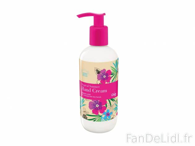 Crème pour les mains , prezzo 1.99 € per 300 ml 
-  Inédit chez Lidl