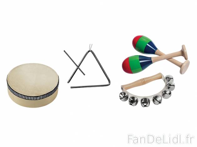 Instruments de musique , prezzo 9.99 &#8364; per Le set au choix 
- Set tambourin ...