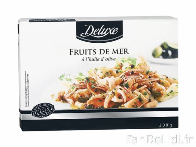 Cocktail de fruits de mer à l&apos;huile d&apos;olive et au basilic , prezzo ...