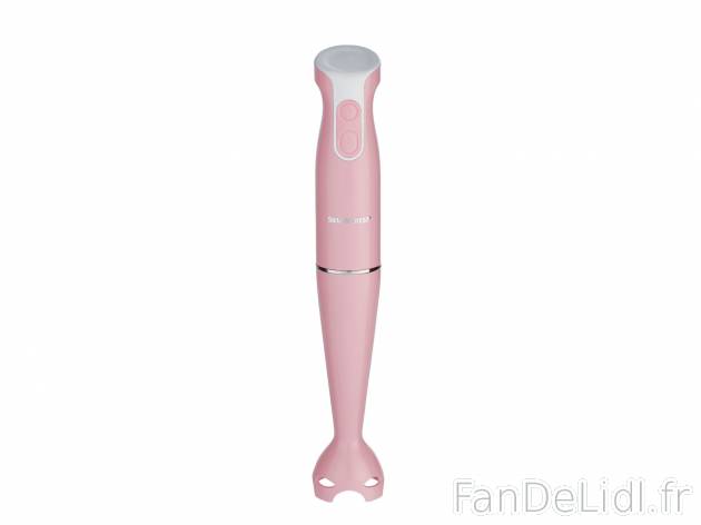 Mixeur plongeant Silvercrest, le prix 9.99 € 
- 350 W
- Pour mélanger, mixer ...