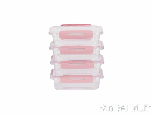 Boîtes de conservation à clic , le prix 4.99 € 
- Empilables pour un encombrement ...