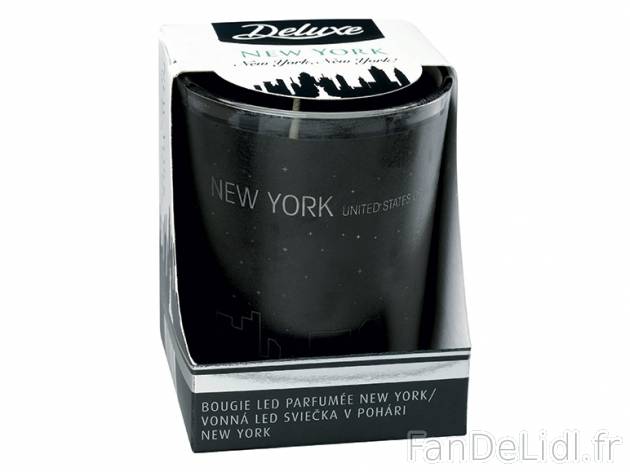 Bougies parfumées en verre avec éclairage LED , prezzo 3.99 € per La pièce ...