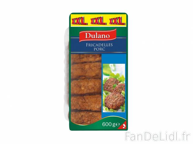 Fricadelles1 , prezzo 1.99 € per 600 g au choix 
- 500 g + 100 g GRATUITS soit ...