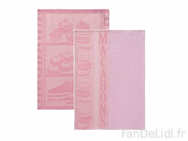 Torchons , le prix 3.99 € 
 
- Env. 50 x 70 cm
- Ex. 100 % coton
- Lot de ...