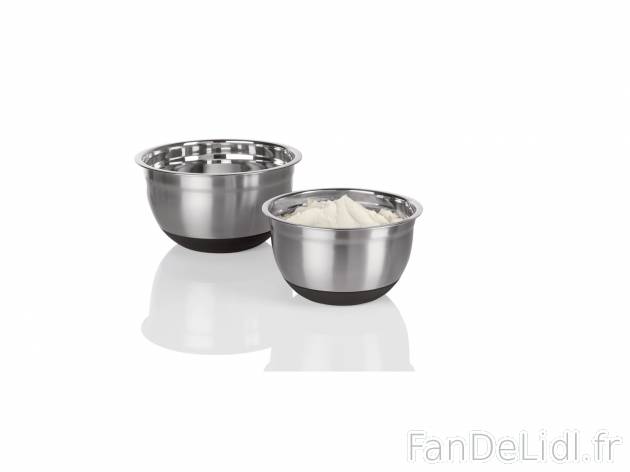 Bols mélangeurs en acier inoxydable , le prix 7.99 € 
- Ø env. 20 cm et env. ...