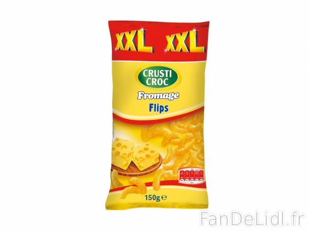 Flips1 , prezzo 0.59 € per 150/250 g au choix 
- Prix normal pour 125/200 g : ...