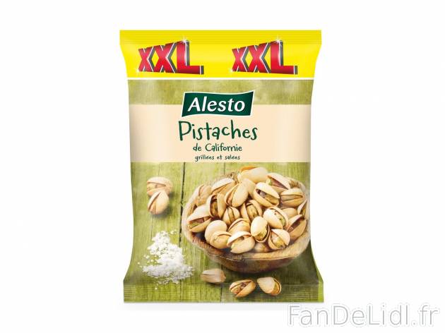 Pistaches de Californie grillées et salées1 , prezzo 3.99 € per 300 g 
   