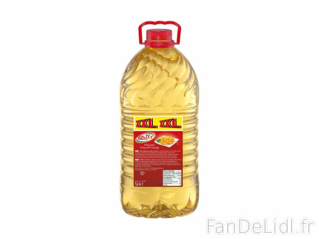 Huile végétale pour friture1 , prezzo 6.69 € 5 L 
- Prix normal pour 2 L : ...