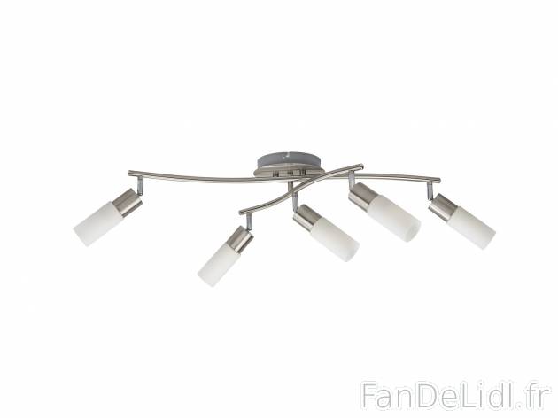 Plafonnier à LED télécommandé , le prix 39.99 € 
- Corps en métal aspect ...