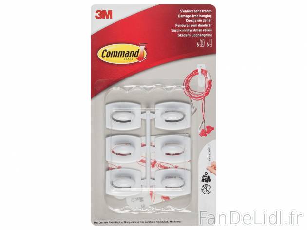 Crochets ou languettes adhésifs , le prix 2.49 € 
- Au choix : lot de 2 ou lot ...