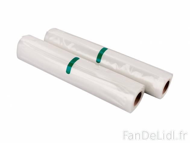 Rouleaux pour appareil de mise sous vide , le prix 5.99 € 
- Lot de 2
- Largeur ...