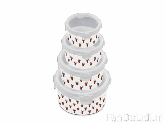 Boîtes de conservation , le prix 5.99 € 
- Set de 4
- Autres modèles disponibles ...