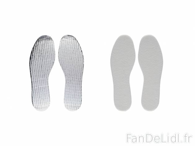 Semelles chaudes , le prix 1.79 &#8364; 
- Structure en 3 couches
- Lot de 2 ...