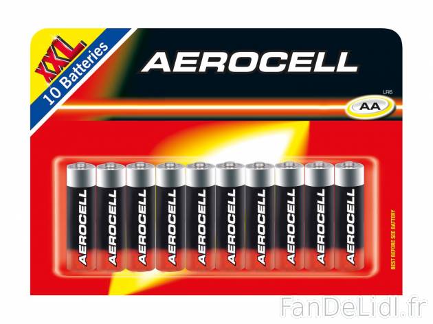 10 piles AA , prezzo 1.79 € per 1,4 kg 
-  Prix normal pour 8 piles : 1.79 €