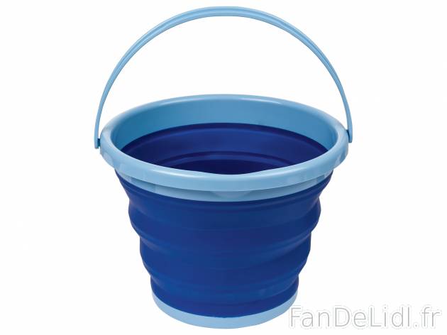 Panier ou seau pliant , le prix 5.99 € 
- Encombrement minimal
- Au choix : ...
