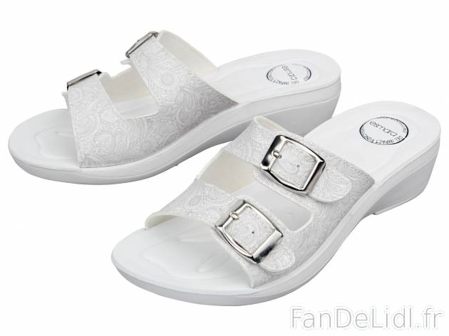 Mules femme , le prix 5.99 € 
- Ex. dessus polyuréthane, doublure textile et ...