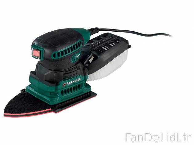 Ponceuse multifonction Parkside PPS 200 C2, le prix 19.99 € 
- 200 W
- Plateau ...