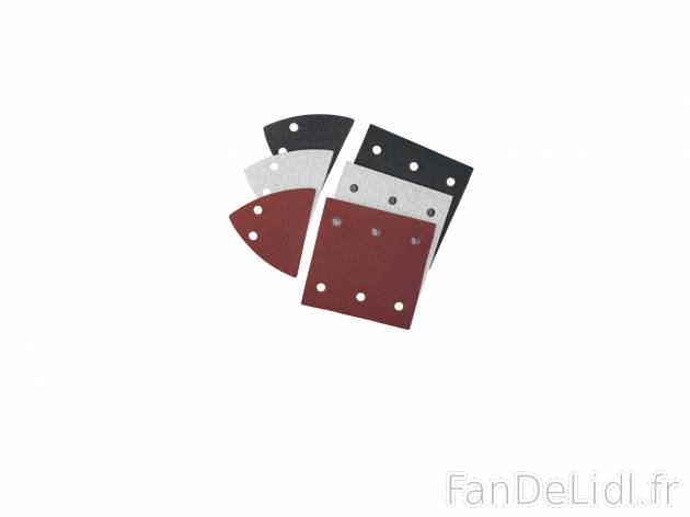 Set de feuilles abrasives , le prix 4.99 € 
- 60 pièces : 30 pour plateau de ...