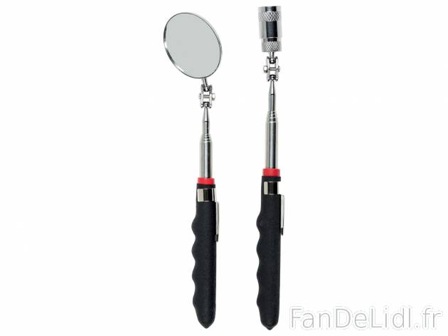 Accessoire magnétique pour outillage , le prix 2.99 € 
- Au choix : aimant/miroir ...