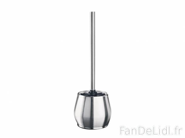 Brosse et porte-brosse WC , le prix 4.99 € 
- Tête de brosse de rechange incluse
- ...