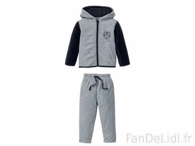 Ensemble polaire garçon , le prix 7.99 € 
- Du 12-24 mois (86/92 cm) au 4-6 ...