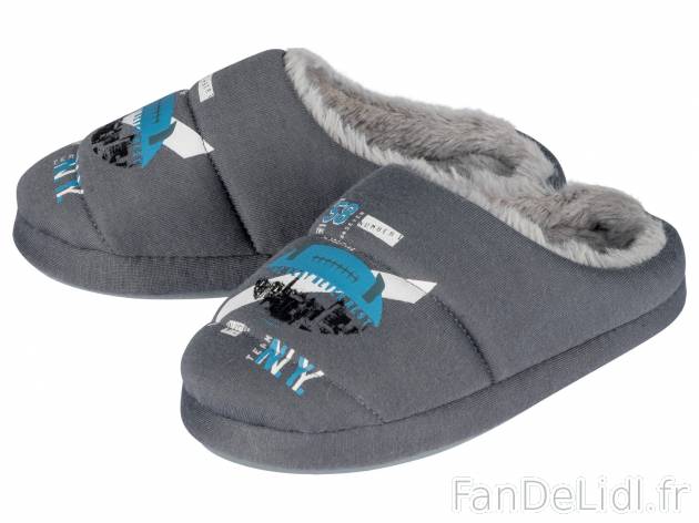 Chaussons garçon ou fille , le prix 3.99 € 
- Ex. dessus/doublure/semelle de ...