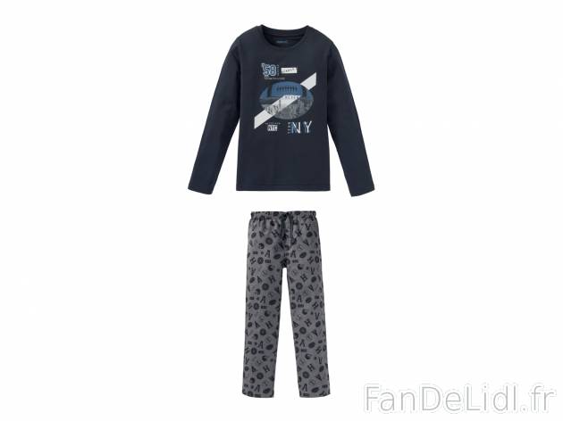 Pyjama garçon , le prix 5.94 € 
- Ex. Dessus 100 % coton, empiècement 90 % ...