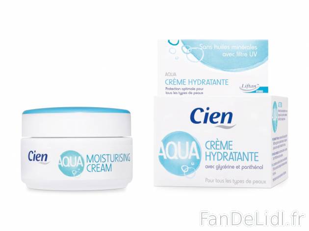 Crème soin visage , prezzo 2.29 € per 50 ml au choix 
-  Au choix : aqua ou 24h