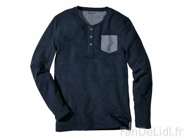 T-shirt manches longues , prezzo 5.99 € per L&apos;unité au choix 
- Ex. ...