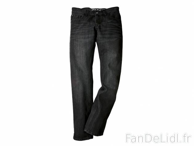 Jean , prezzo 9.99 € per L&apos;unité au choix 
- Ex. : 63 % coton, 37 % ...