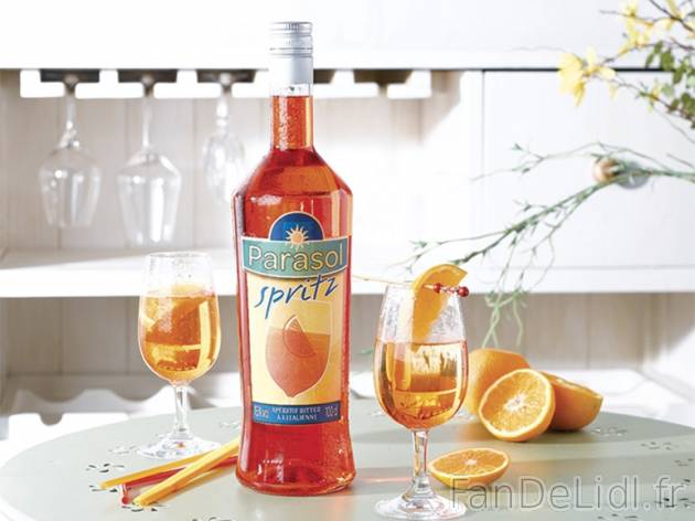 Parasol Spritz , prezzo 5.99 € per La bouteille de 1 L 
- 15 % Vol. 
- Le Parasol ...