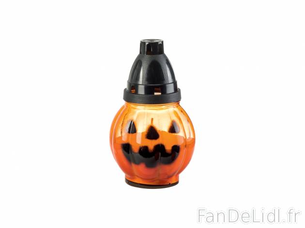 Bougie ou photophore d’Halloween , le prix 1.99 € 
- Au choix : bougie au choix ...