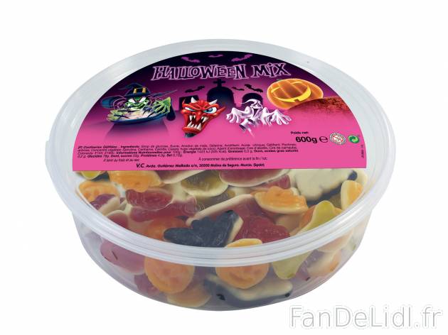 Tubo Halloween en vente , le prix 2.59 €  
-  Inédit chez Lidl