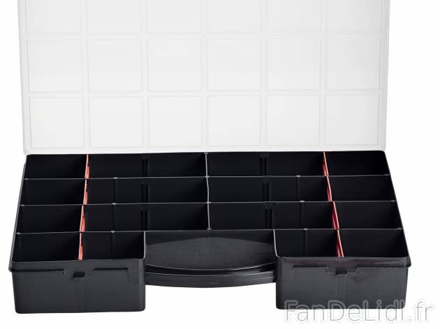 Coffret de rangement , le prix 3.49 € 
- Env. 36 x 25 x 6 cm (l x h x p)
- Rangement ...