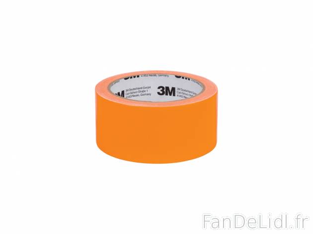 Ruban adhésif fluo 3M, le prix 2.99 € 
- Env. 48 mm × 10 m
- Ruban ashésif ...