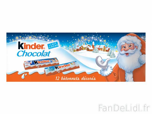 Kinder Chocolat en vente , le prix 1.53 &#8364; 
- Le paquet de 150 g vendu ...