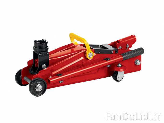 Cric hydraulique , le prix 24.99 € 
- Vitesse d’abaissement réglable (max. ...
