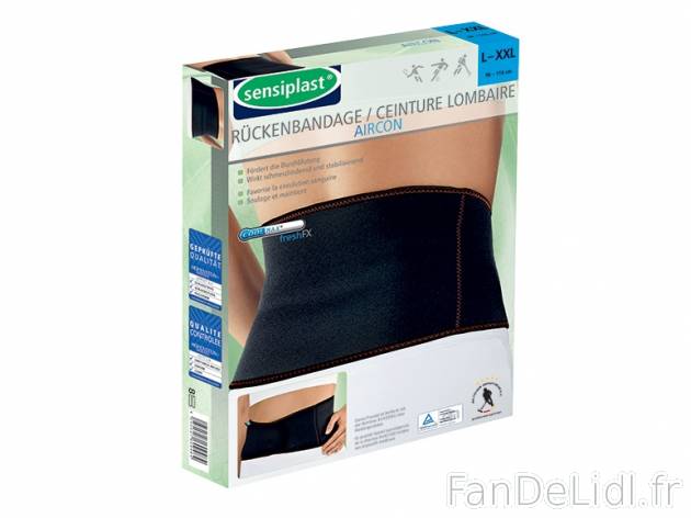 Ceinture lombaire aircon , prezzo 6.49 € per L&apos;unité 
- Du XS-M au ...
