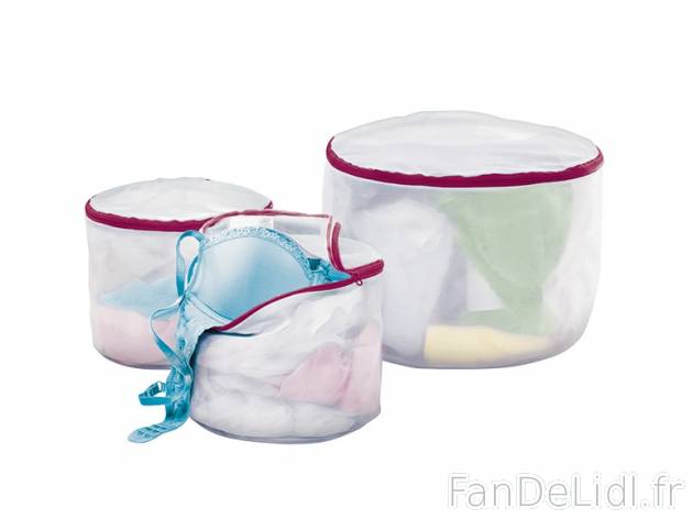 Filets à linge rectangulaires ou ronds , prezzo 2.99 € per Le set au choix 
- ...