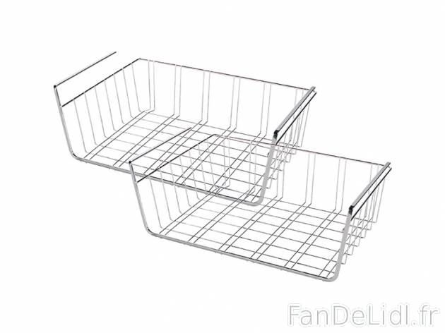 2 corbeilles pour armoire , prezzo 5.99 € per Le lot au choix 
- Env. 40 x 14 ...