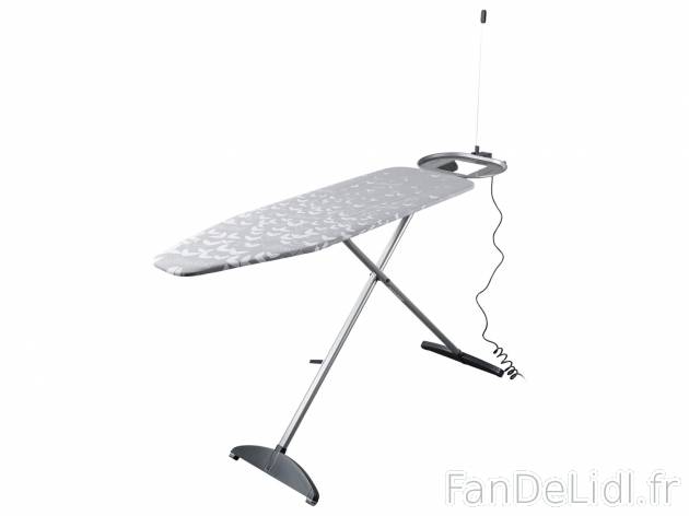 Planche à repasser , le prix 49.99 € 
- Surface de repassage : env. 130 x 44 ...