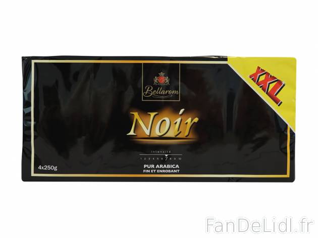 Café noir XXL , le prix 4.29 &#8364; 
- Prix normal pour 2 x 250 g : 2,79 &euro;&nbsp;(1 ...