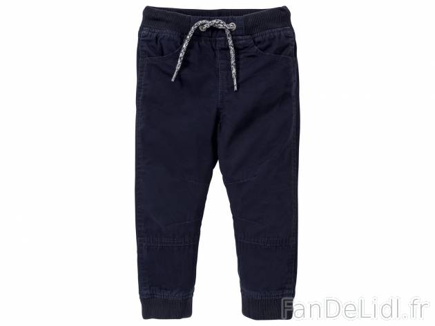 Pantalon chaud garçon , le prix 6.99 € 
- Ex. dessus et doublure 100 % coton
- ...