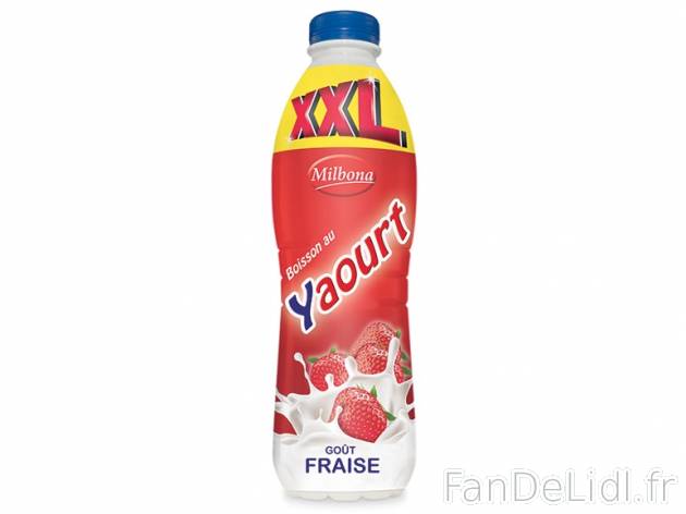 Boisson au yaourt , prezzo 1.09 € per 1 kg au choix 
- 750 g + 250 g GRATUITS ...