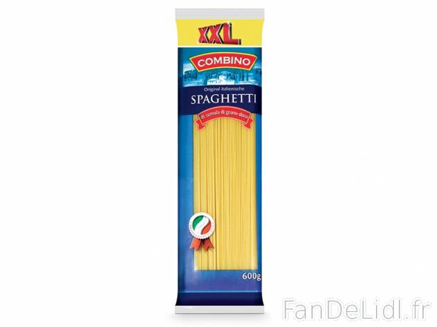 Spaghetti , prezzo 0.42 € per 600 g, 1 kg = 0,70 € EUR. 
- 500 g + 100 g GRATUITS ...