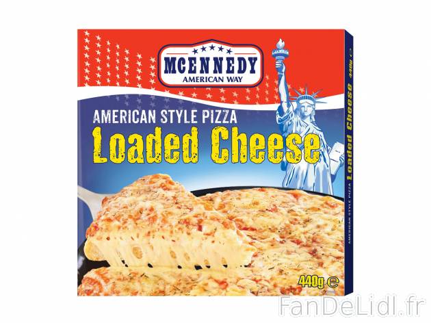 Pizza à l’américaine , le prix 1.99 € 
- Au choix : fromage, poivron-salami, Hawaii ...